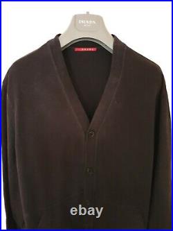 Mens PRADA cotton cardigan/jumper/Sweater. Size XL/large RRP £495