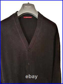 Mens PRADA cotton cardigan/jumper/Sweater. Size XL/large RRP £495