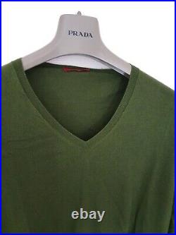 Mens PRADA cotton/cashmere sweater/jumper. Size EU50/UK40 medium RRP £295