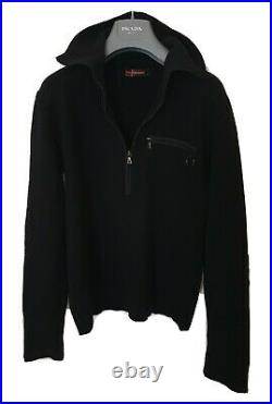 Mens PRADA full zip Jumper/Sweater/Jacket/Coat. Size EU52/UK42 Large. £895