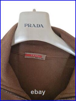 Mens PRADA full zip Jumper/Sweater. Size EU48/UK38 medium. Immaculate £895