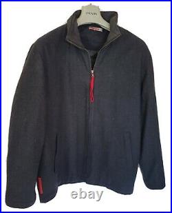 Mens PRADA full zip fleece/jumper/jacket/sweater. Size medium/large RRP £895