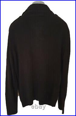 Mens PRADA full zip wool Jumper/Sweater. Size large. Immaculate £895