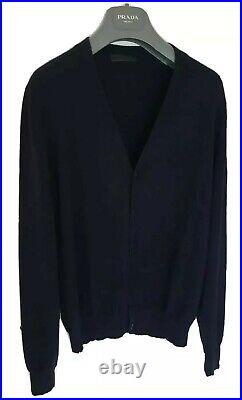 Mens PRADA lambswool cardigan/jumper/Sweater. Size EU50/UK40 medium RRP £695
