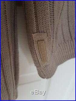 Mens PRADA lambswool cardigan/jumper/Sweater. Size EU54/UK44 large/XL RRP £595