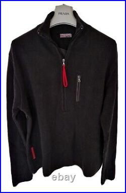 Mens PRADA ½ zip Jumper/Sweater. Size XL. RRP £895