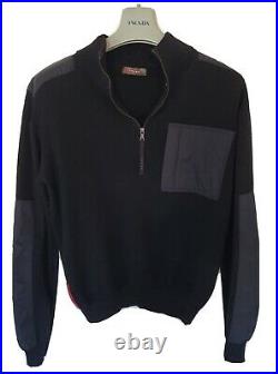Mens PRADA ¼ zip jumper/sweater/fleece. Size EU50/UK40 medium. RRP £895