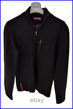 Mens PRADA ½ zip lambswool Jumper/Sweater. Size 50/large. RRP £895