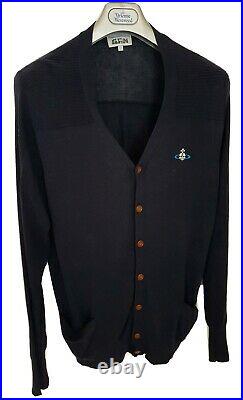 Mens VIVIENNE WESTWOOD silk cardigan/sweater/jumper size large/medium RRP£775