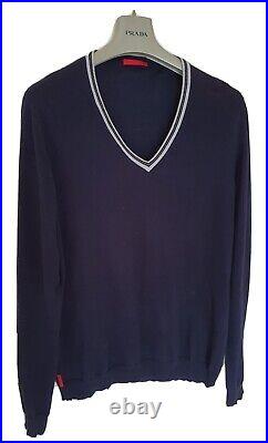 Mens chic PRADA cotton sweater/jumper. Size EU50/UK40 medium RRP £295