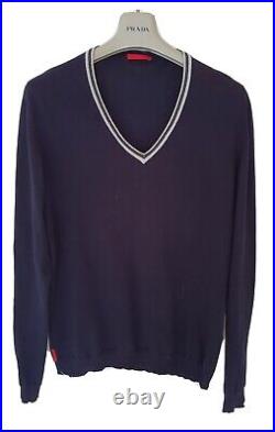 Mens chic PRADA cotton sweater/jumper. Size EU50/UK40 medium RRP £295