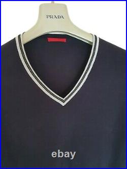 Mens chic PRADA cotton sweater/jumper. Size EU50/UK40 medium RRP £295