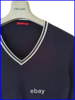 Mens chic PRADA cotton sweater/jumper. Size EU50/UK40 medium RRP £295