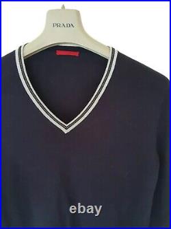 Mens chic PRADA cotton sweater/jumper. Size EU50/UK40 medium RRP £295