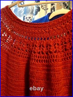 Merino Wool Crochet Sweater