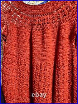 Merino Wool Crochet Sweater