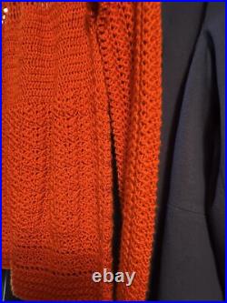 Merino Wool Crochet Sweater