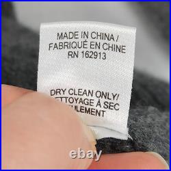 Michelle Smith Sweater Womens Medium Gray Stacey Cable Knit Cashmere Turtle Neck