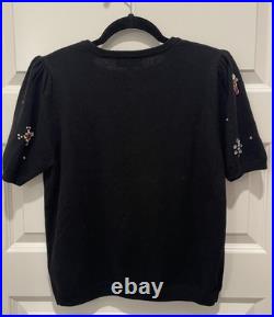 Milly Beaded Sweater Size Medium