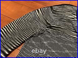 Missoni Men's Black & White Asymmetric Striped Cotton Cardigan