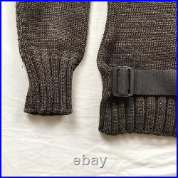 Miu Miu By Prada AW1999 Rare Belted Utility Turtleneck Knit Sweater Wool