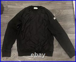 Moncler Black Logo Sweater Medium Pre Owned Great Condition Sweatshirt Jumper