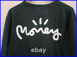 Money Grey/White Graphic Print Sweater Jumper Mens Medium Men's M