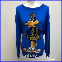 Moschino Couture Daffy Duck Wool Sweater Jumper Womens Medium Looney Tunes