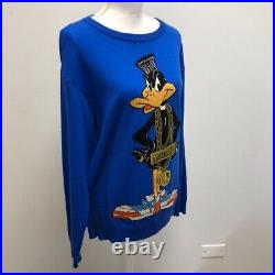 Moschino Couture Daffy Duck Wool Sweater Jumper Womens Medium Looney Tunes