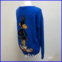 Moschino Couture Daffy Duck Wool Sweater Jumper Womens Medium Looney Tunes