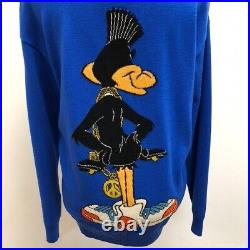 Moschino Couture Daffy Duck Wool Sweater Jumper Womens Medium Looney Tunes