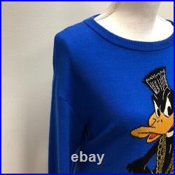 Moschino Couture Daffy Duck Wool Sweater Jumper Womens Medium Looney Tunes