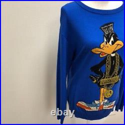 Moschino Couture Daffy Duck Wool Sweater Jumper Womens Medium Looney Tunes