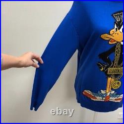 Moschino Couture Daffy Duck Wool Sweater Jumper Womens Medium Looney Tunes