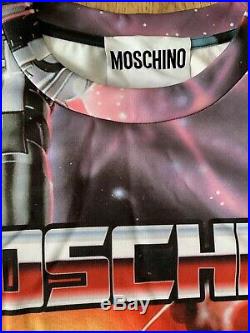 Moschino Transformers Jeremy Scott Sweater Crewneck M Medium All Over Print
