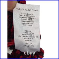 Mr P Men's Wool Intarsia Heavy Chunky Jacquard Knit Crewneck Sweater M Italy