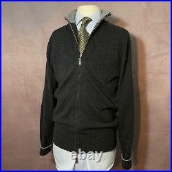 N Peal The Knightsbridge Cashmere Zip Sweater / M / 100% Cashmere / RRP £375