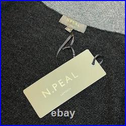 N Peal The Knightsbridge Cashmere Zip Sweater / M / 100% Cashmere / RRP £375