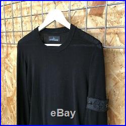 NEW £395 Stone Island Shadow Project crewneck jumper/sweater M MEDIUM black