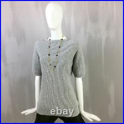 NEW Brunello Cucinelli Ladies LUREX Cashmere Knit Jumper Sweater Size XS US2