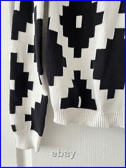 NEW Max Mara black/white jumper medium