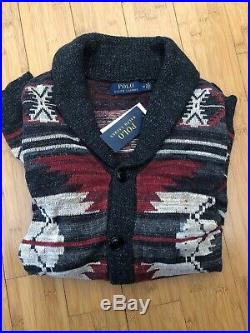 New! Nwt Polo Ralph Lauren Southwest Cardigan Sweater Navajo Medium Rrl ...