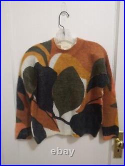 NEW SEZANE Nahla Sweater In Nahla Print Size M $140