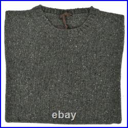 NEW Stile Latino (V. Attolini) cashmere sweater EU 48 US 38 S / M green tweed