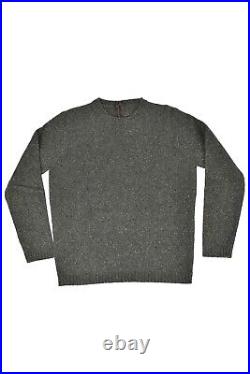 NEW Stile Latino (V. Attolini) cashmere sweater EU 48 US 38 S / M green tweed