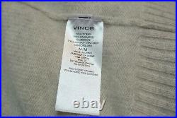 NEW Vince Boiled Cashmere Raglan Cardigan in Gray size M $525 #S1879