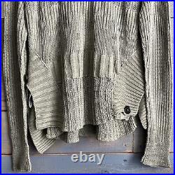 NEW ZARA SRPLS Made in Italy Ribbed Knit Sweater Pullover M