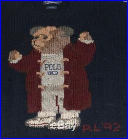 NWOT Polo Ralph Lauren 92 Athletic Grandpa Bear Sweater M