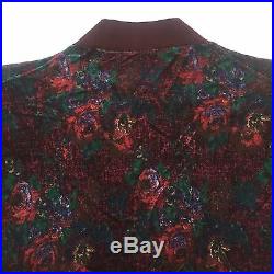 NWT $1k+ Marc Jacobs RUNWAY Men's Floral Print Wool Cardigan Sweater M AUTHENTIC