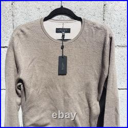 NWT $278 Rag & Bone Wool Blend Crewneck Bennet Sweater Desert Brown Sz M